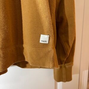 Vuori Mustard Brown Pullover Sweatshirt